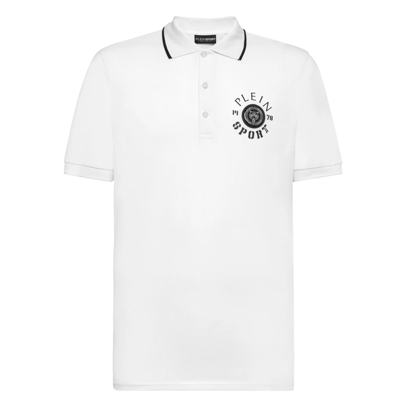 Plein Sport Top Poloshirt weiss