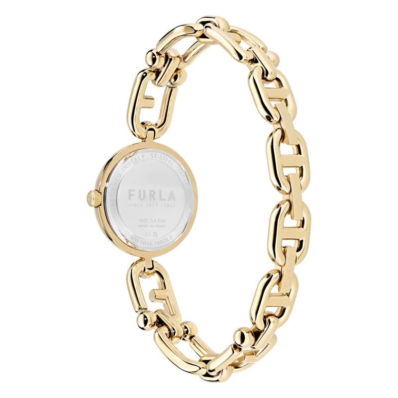 Furla Quarzuhr Quarz-Analoguhr Furla Mianuvola gold(Image 5)