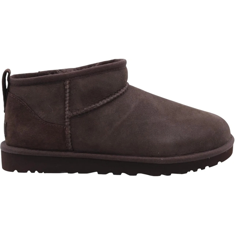 UGG Bottes Classic Ultra Mini - Sheepskin Boot Black