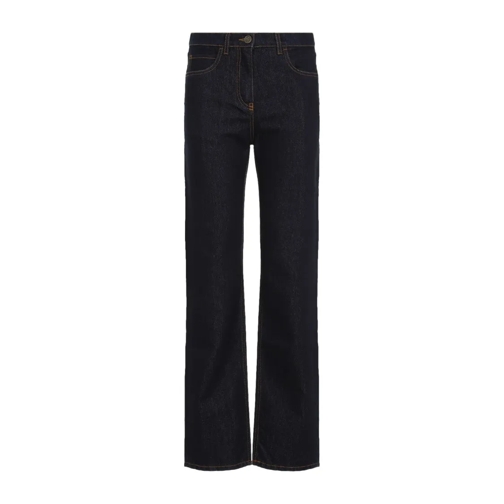 Etro Jeans Lurex Blue Cotton Jeans Blue