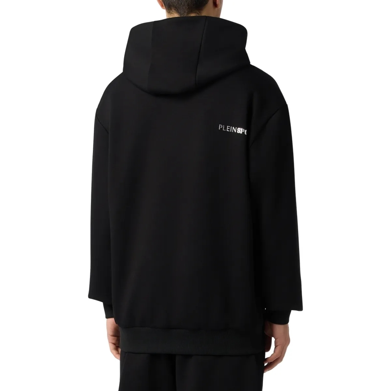 Plein Sport Top Fleece Hoodie Chrome Scratch schwarz(Image 2)