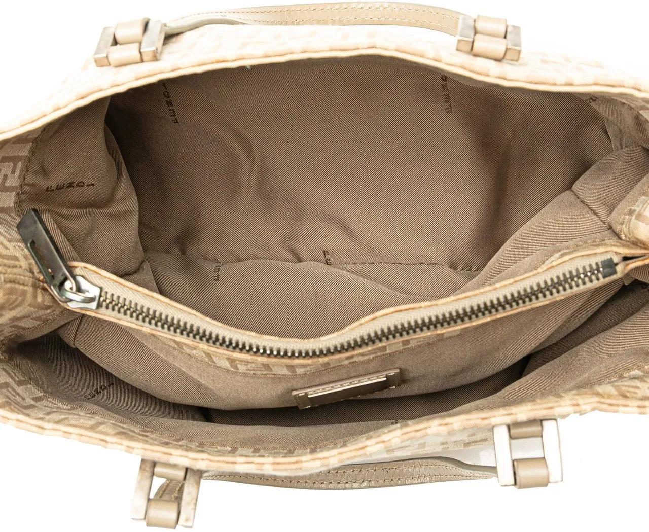 Thumbnail - Fendi Shopper - Zucchino Canvas Tote - Gr. unisize - in Braun - für Damen