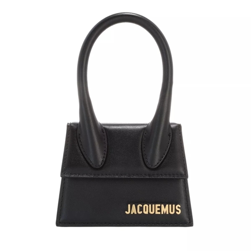 Jacquemus Le Chiquito Top Handle Bag Leather Black Micro borsa