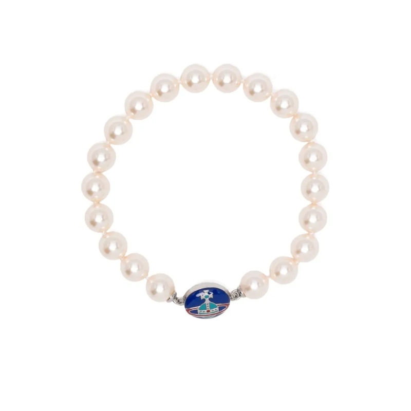 Vivienne Westwood Armband Beaded Bracelet With Cream Faux Pearls Not Applicable