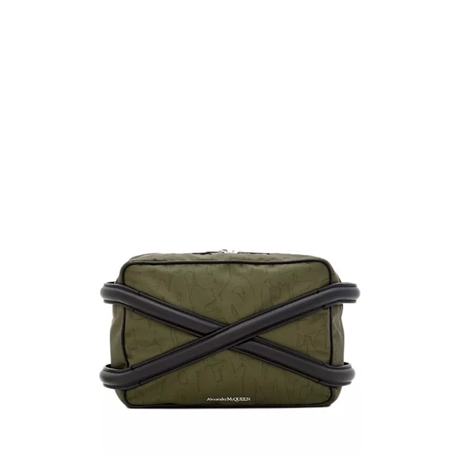 Alexander McQueen Harness Camera Bag Green Marsupio per fotocamera