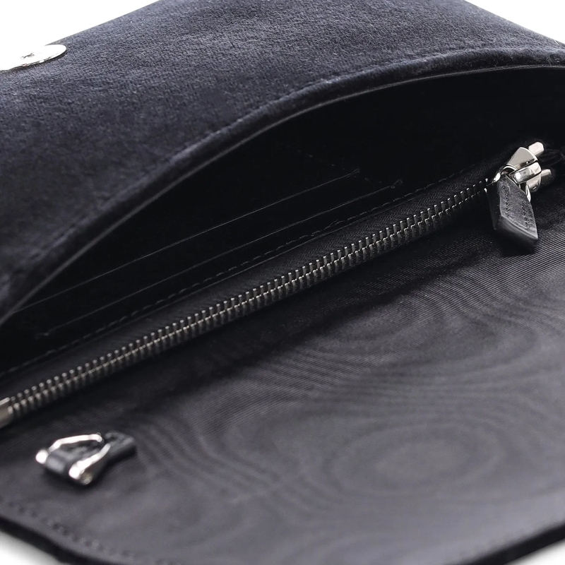 Valentino Garavani Crossbody Bag Umhängetasche aus Samt schwarz(Image 5)