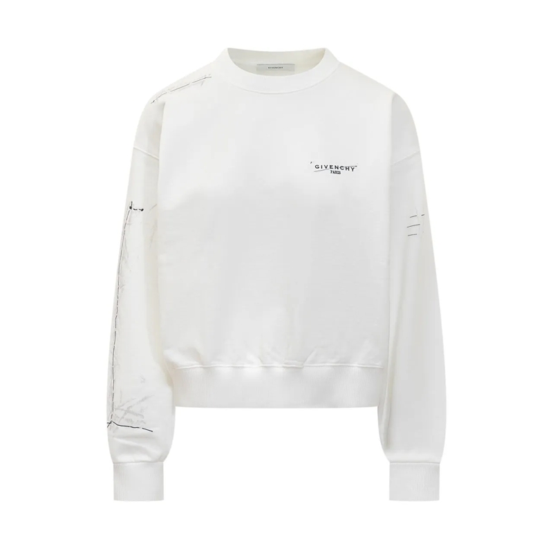 Givenchy  Felpa bianca con logo weiß