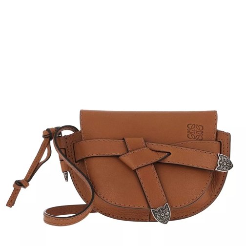 Loewe Gate Western Mini Bag Leather Walnut Sac à bandoulière