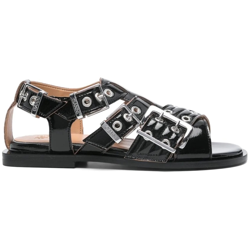 GANNI Sandalen Sandals Black schwarz