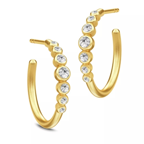 Julie Sandlau Grace Hoops Gold Ring
