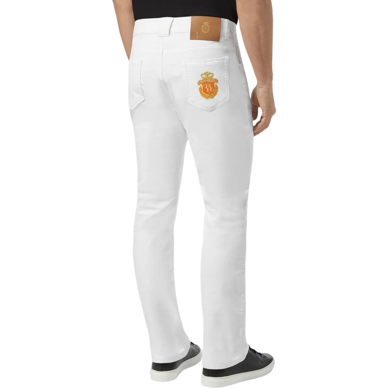 BILLIONAIRE Jeans mit geradem Bein Jeans Regular Fit Crest weiss(Image 2)