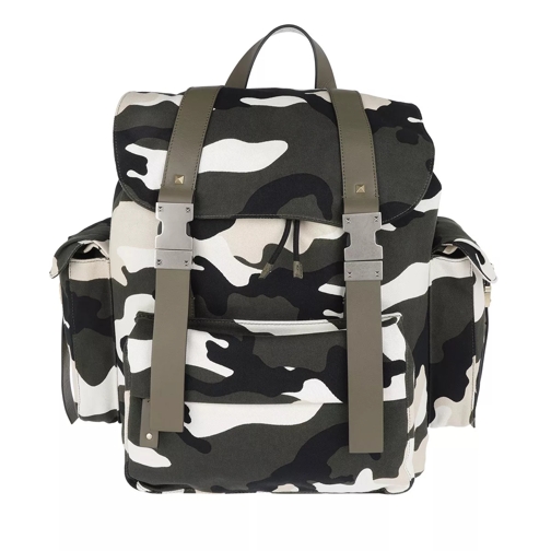 Valentino Garavani Rockstud Backpack Olive/Multi Backpack