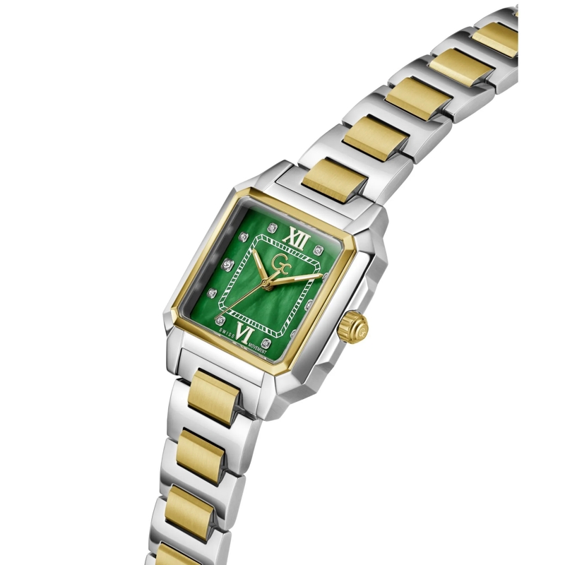 GC Quarzuhr Quarz-Analoguhr Gc Squarecut Lady gold(Image 4)