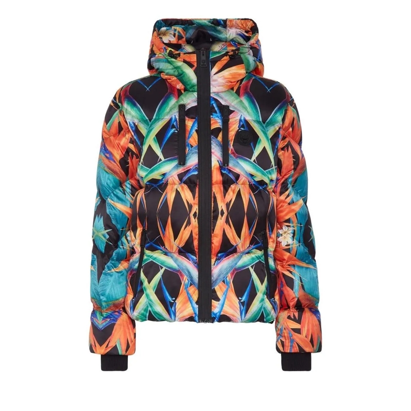 Plein Sport Übergangsjacke Jacke Flowers schwarz