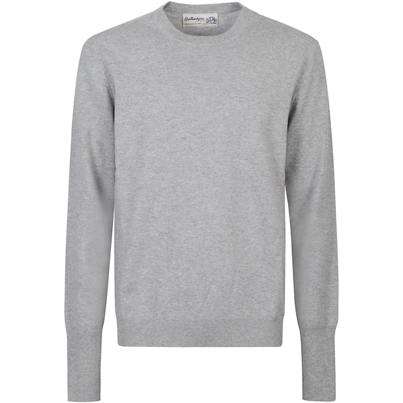 Ballantyne  Plain Sweater Metallic silber