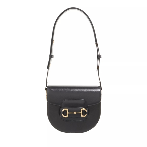 Gucci Horsebit 1955 Mini Rounded Bag Black Schultertasche