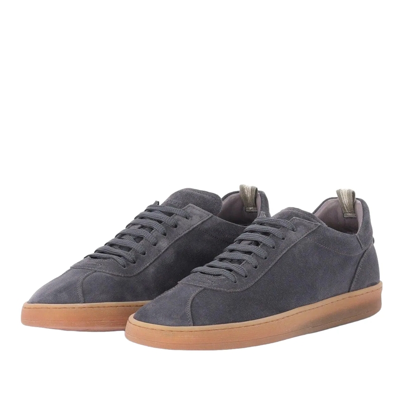 Officine Creative Veterschoenen Sneaker Halo aus Veloursleder blau(Image 2)