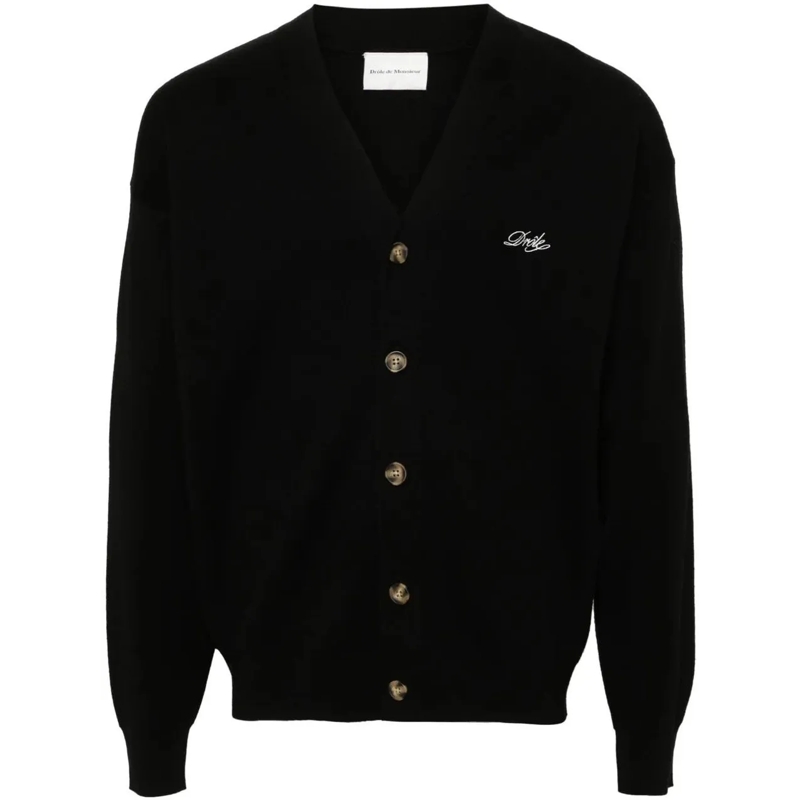 Drôle De Monsieur Pullover Sweaters Black schwarz