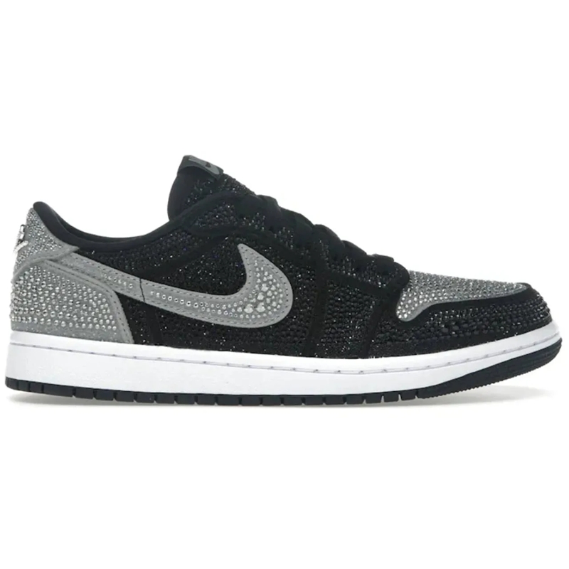 Nike Low-Top-Sneaker Jordan 1 Retro Low OG Swarovski Stealth (Women's) weiß