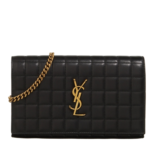 Saint Laurent Clutch Cassandre Matelasse Clutch Black