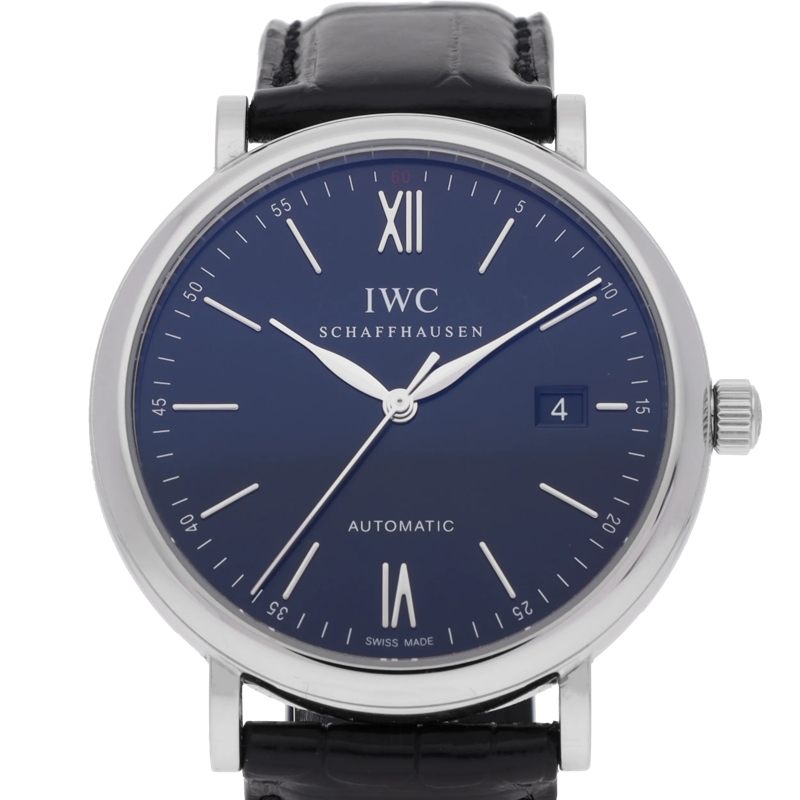 IWC Automatikuhr Portofino Schwarz
