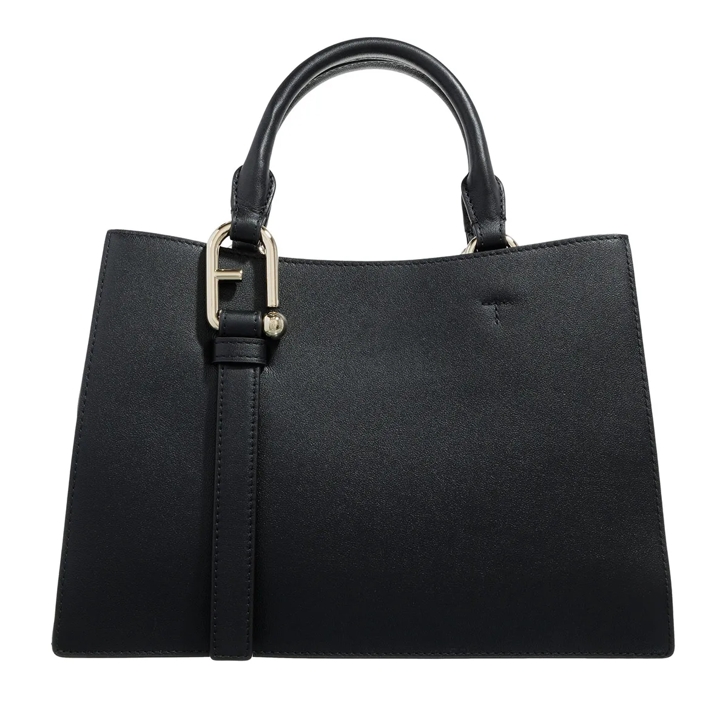 Furla black tote sale