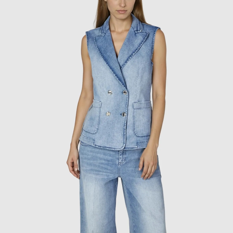 Marc Aurel Weste Jeansweste blau(Image 3)