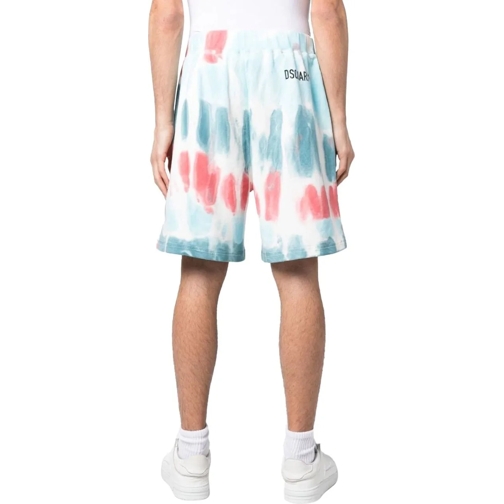 Dsquared2  Tie Dye Distressed Relax Fit Shorts mehrfarbig (Image 4)
