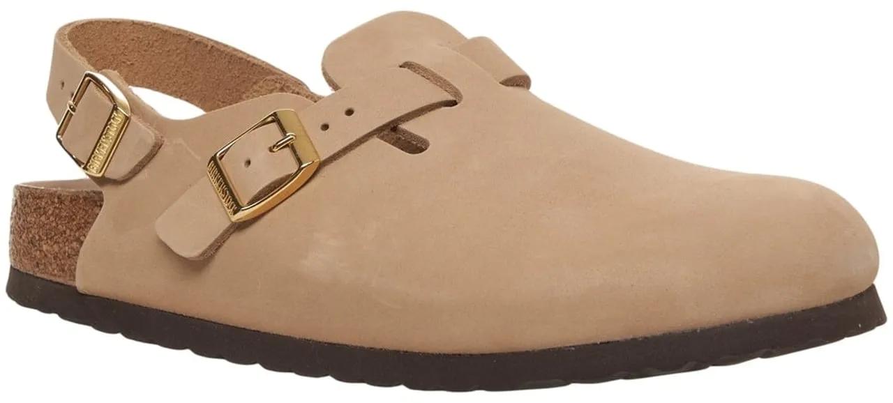 Thumbnail - Birkenstock Slipper & Pantoletten - "Tokio" Slingback Mules – Beige - Gr. 37 (EU) - in Beige - für Damen
