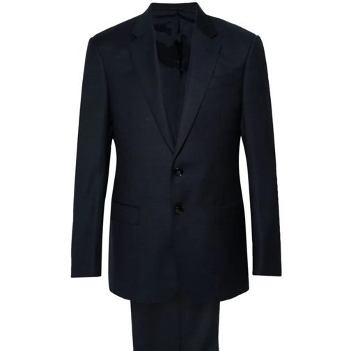 Giorgio Armani Combinaisons de combinaisons Wool Dress Blue