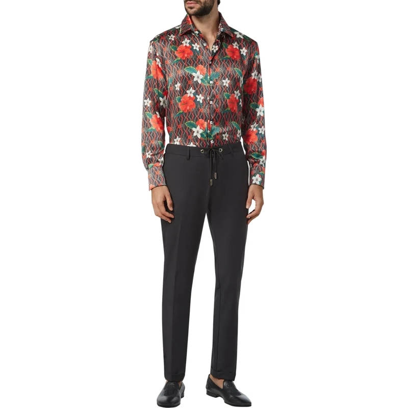 BILLIONAIRE Hemd Hemd Flowers schwarz(Image 3)