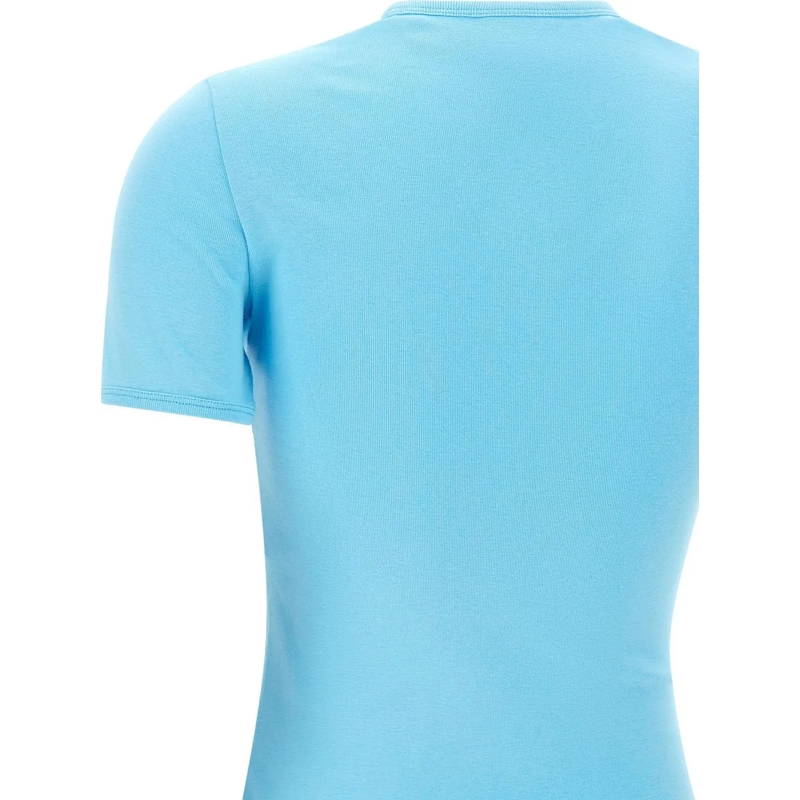 Courrèges T-shirt T-Shirts And Polos Light Blue hellblau(Image 5)