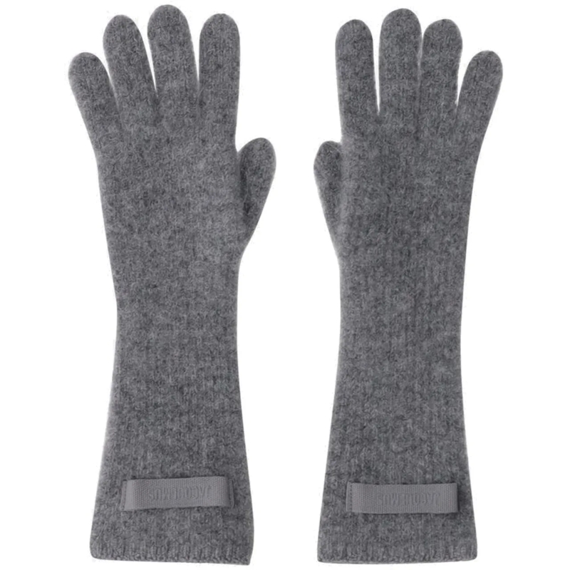 Jacquemus Gants LES GANTS GROS GRAIN DARK GREY grau