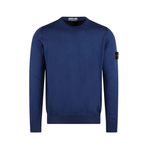 Stone Island Pullover Roundneck Sweater Blue