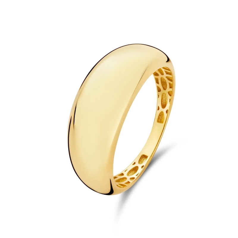 BELORO Ring Della Spiga Dome Ring Gold