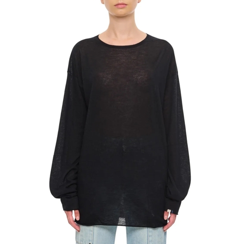 Extreme Cashmere Pull Gemini Cashmere Round Neck Sweater Black