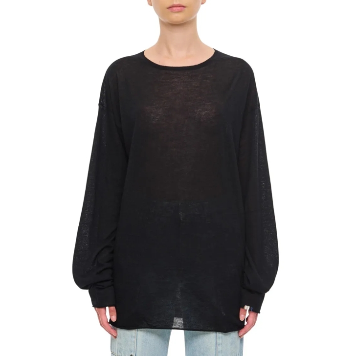Extreme Cashmere Gemini Cashmere Round Neck Sweater Black Pull