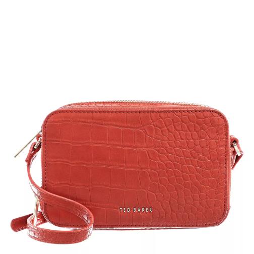 Ted Baker Stina Double Zip Mini Camera Bag Cinnamon Marsupio per fotocamera