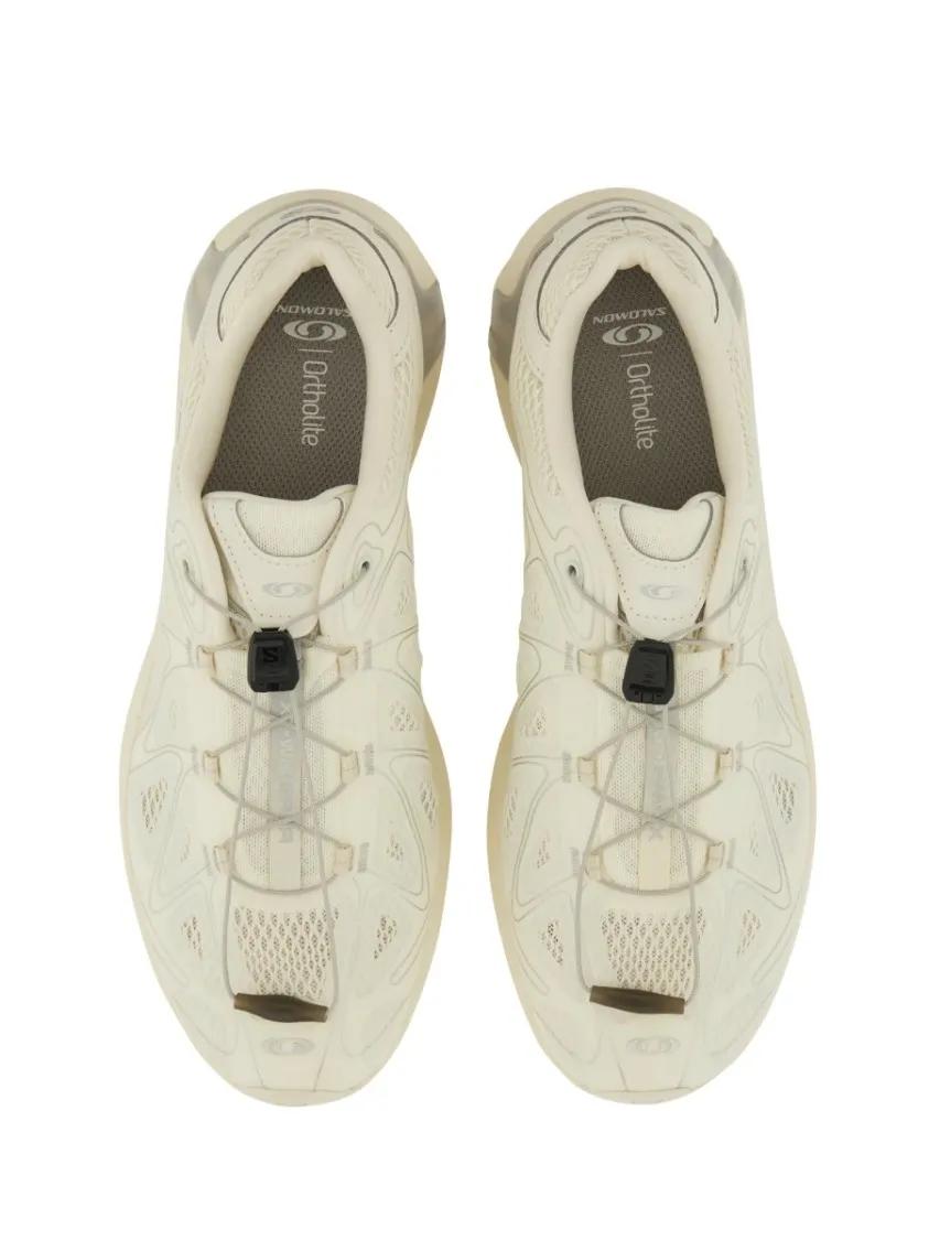 Thumbnail - Salomon Low-Top Sneaker - Monochromatic Light Beige Sneakers With Quick-Lace - Gr. 10 - in Weiß - für Damen