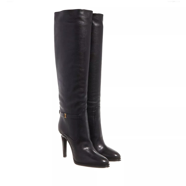 Black saint laurent boots on sale