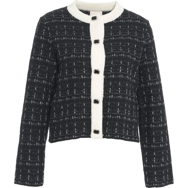 LIU JO Übergangsjacke Tweed jacket schwarz