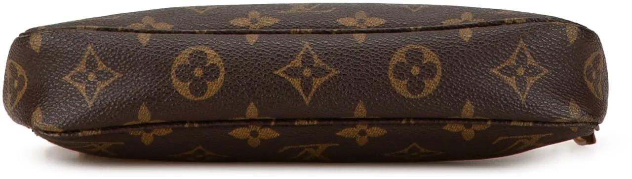 Louis Vuitton Shoppers Monogram Pochette Accessoires in bruin