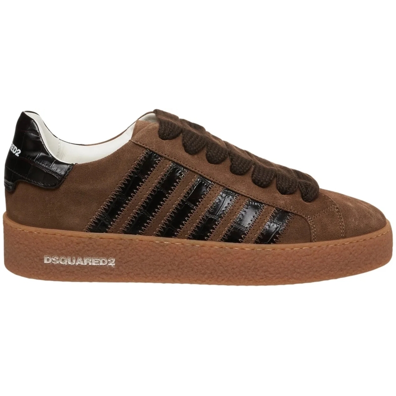 Dsquared2 Sneaker basse Sneakers 'Rapper's delight' braun