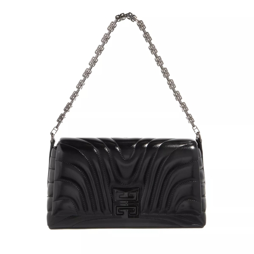 Givenchy Small 4G Soft bag in shiny leather Black Borsetta a tracolla