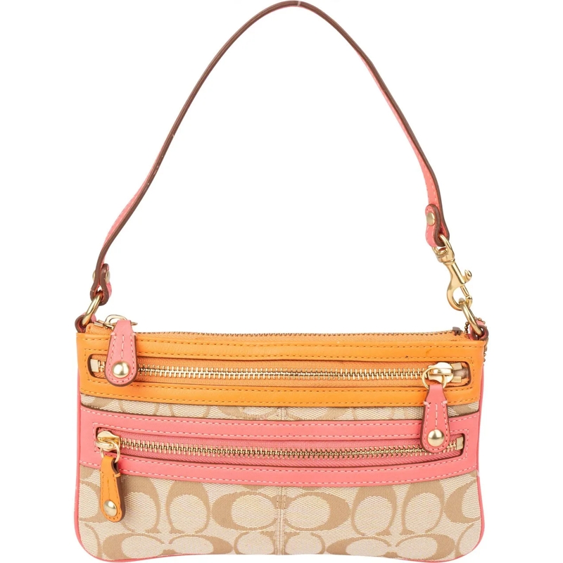 Coach Tote Coach Monogram Mini Zip Handbag braun