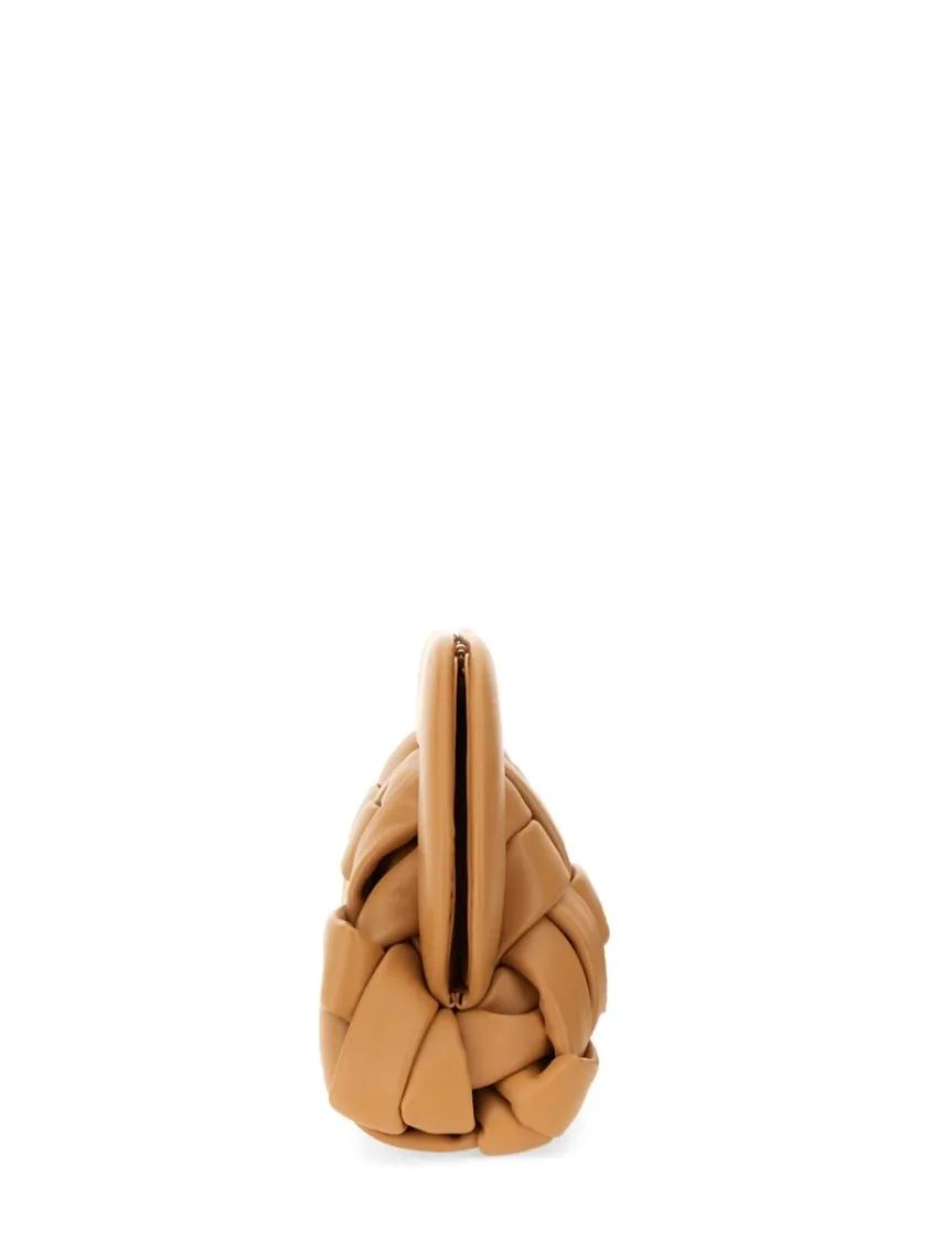 Themoirè Clutches Woven "Bios" Clutch in bruin
