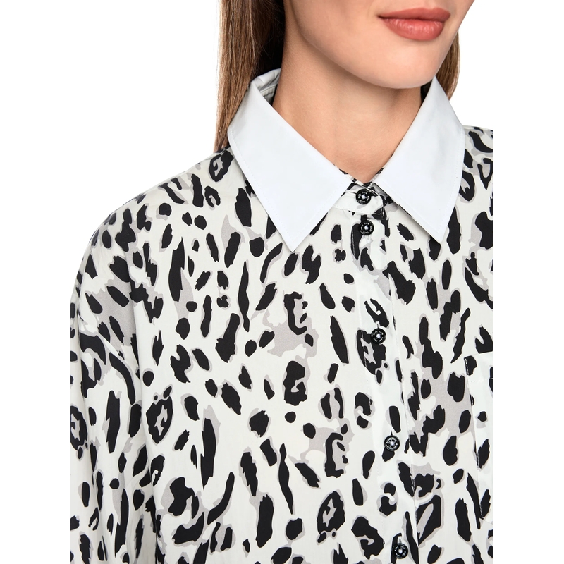 Marc Cain Bluse Bluse white and black(Image 4)