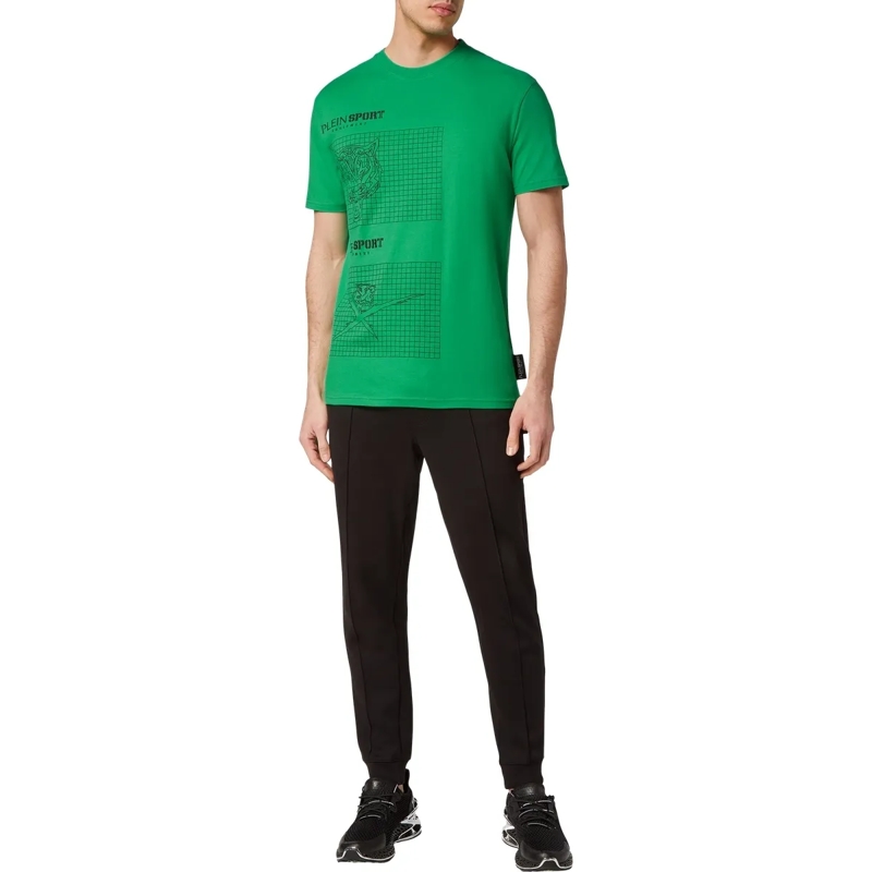Plein Sport T-Shirt T-Shirt Tiger grün(Image 4)