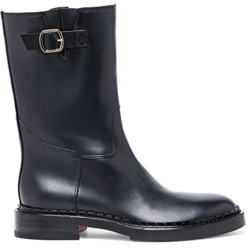 Santoni Botte Women's leather boot weiß