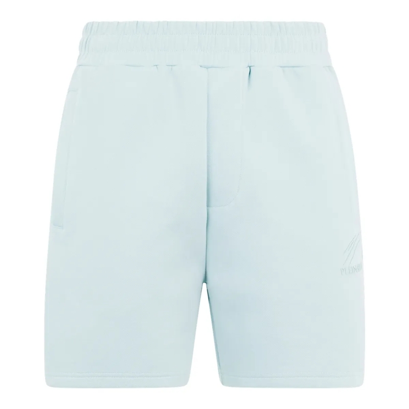 Plein Sport Shorts Pique Jogging Shorts Icon hell-blau